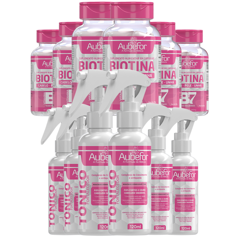 Kit Fortalecedor 180 dias de Tratamento